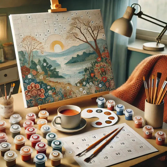 La peinture par numéros pour adultes : un loisir créatif relaxant et accessible à tous
